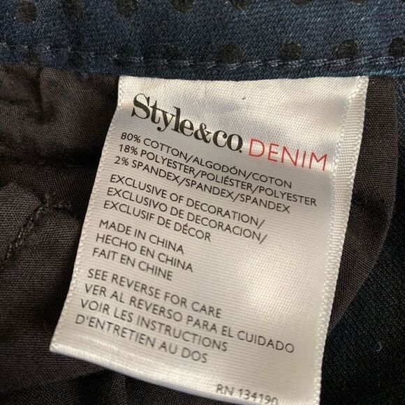 EMBELLISHED JEANS, black  - Picture 7 of 7